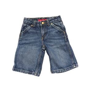 Levi Boy's Cargo Blue Jean Knee Length Shorts Size 7X Regular